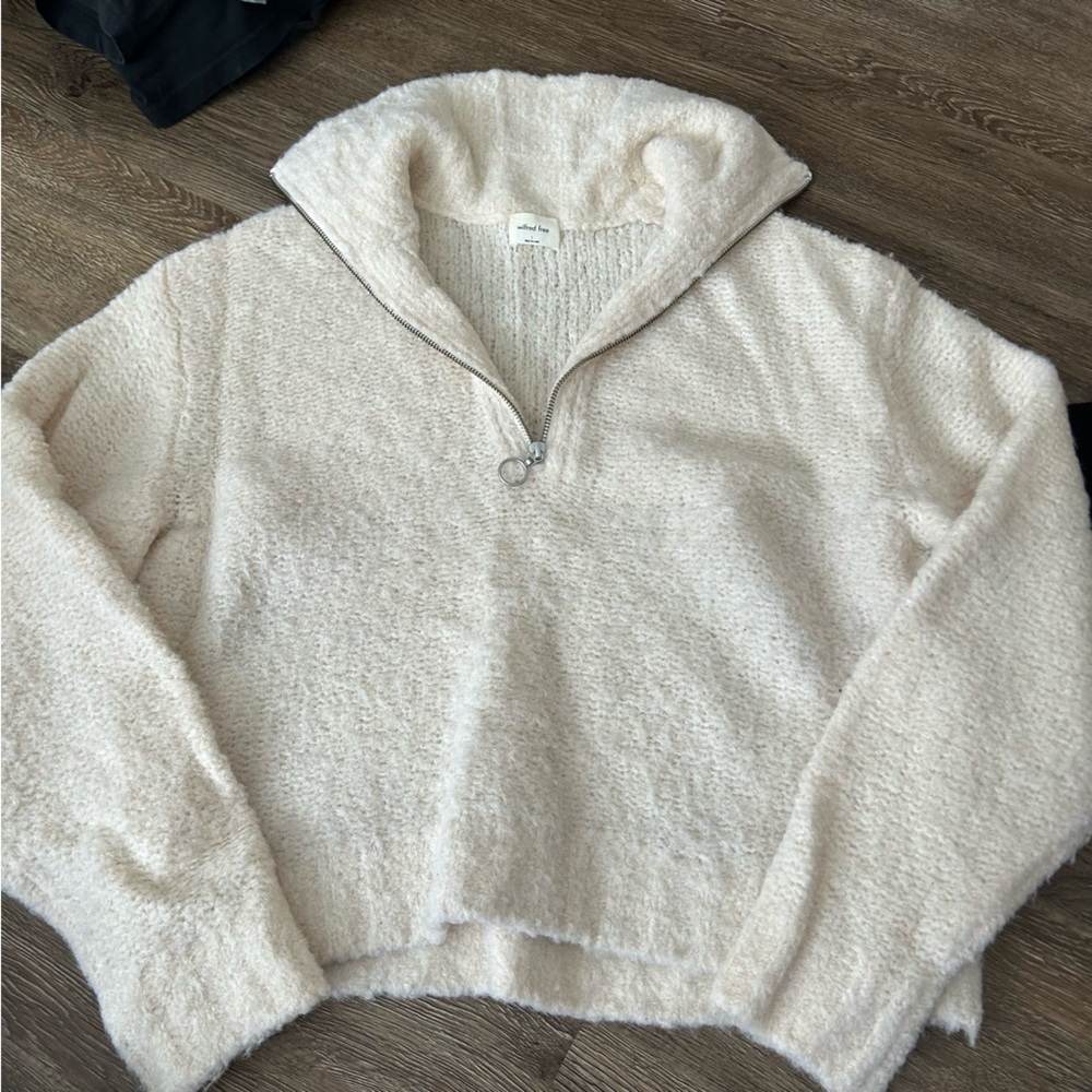 Wilfred Soft Cream Cowl Neck Sweater